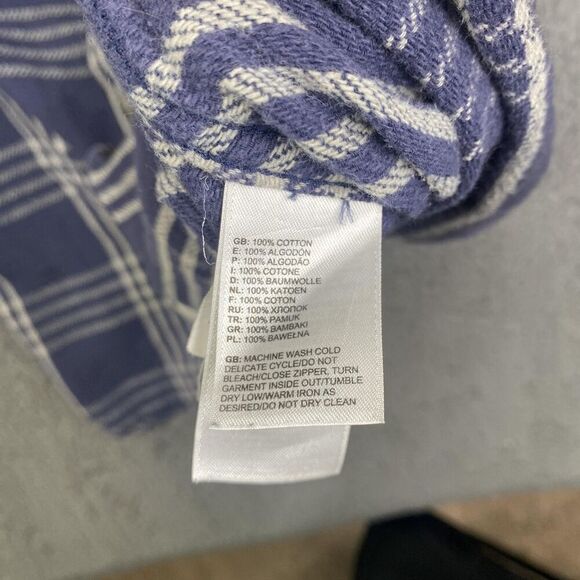 North Face Shirt Mens Medium Plaid Button Down Flannel Long Sleeve Casual - Picture 9 of 13